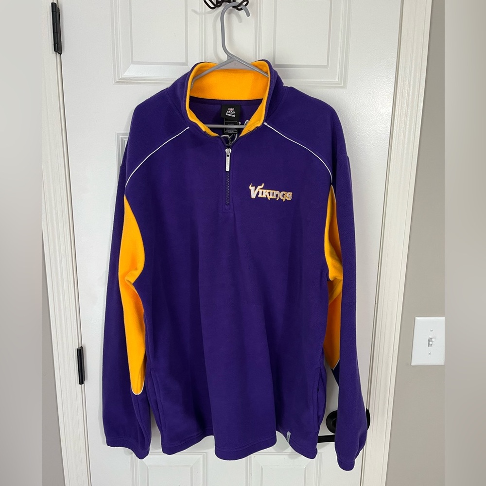 Men’s MN Vikings Fleece Quarter Zip